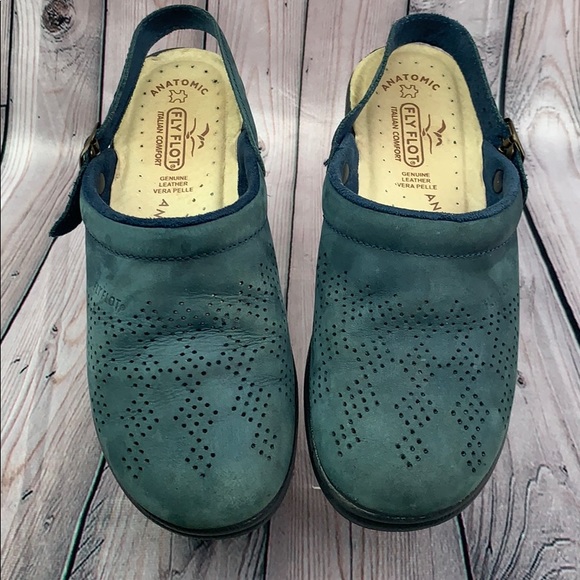 Flyflot slip on Casual sling back shoe Sz 10 - Picture 1 of 5